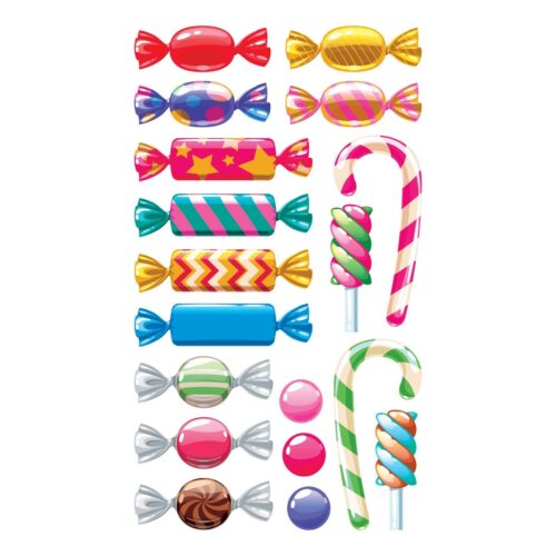 3D matricák Sweets