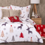 4Home Cute reindeer mikroflanel ágyneműhuzat