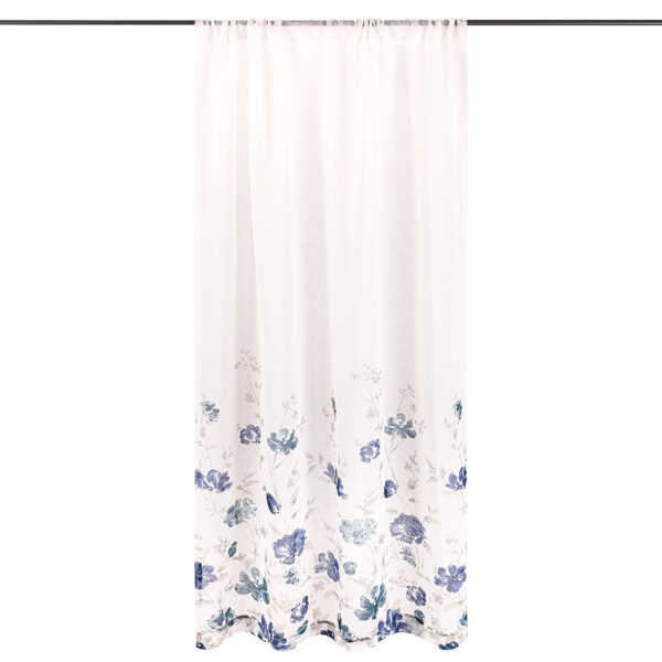 4Home Floral függöny kék