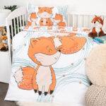 4Home Foxes gyerek pamut ágyneműhuzat kiságyba 4Home Foxes gyerek pamut ágyneműhuzat kiságyba