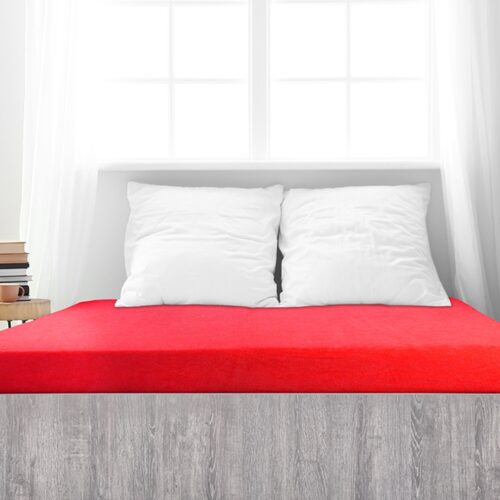 4Home Ideal frottír lepedő piros