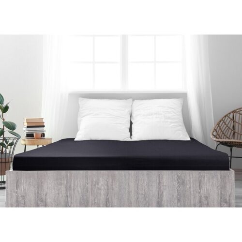 4Home Ideál jersey lepedő fekete
