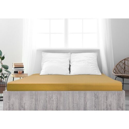 4Home Ideal jersey lepedő mustár