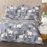 4Home Nordic Bear flanel ágyneműhuzat 4Home Nordic Bear flanel ágyneműhuzat