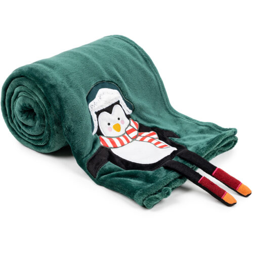 4Home Penguin karácsonyi pléd