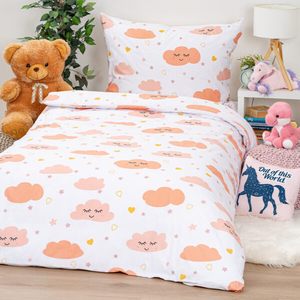 4Home Pink Clouds pamut ágyneműhuzat