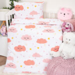 4Home Pink Clouds pamut ágyneműhuzat  rózsaszín