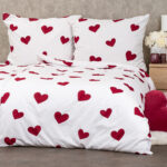 4Home Red Hearts pamut ágyneműhuzat