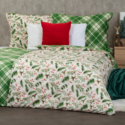 4Home Scotch green pamut ágyneműhuzat