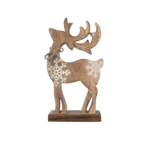 4Home Snowflake Deer Mangófa dekoráció