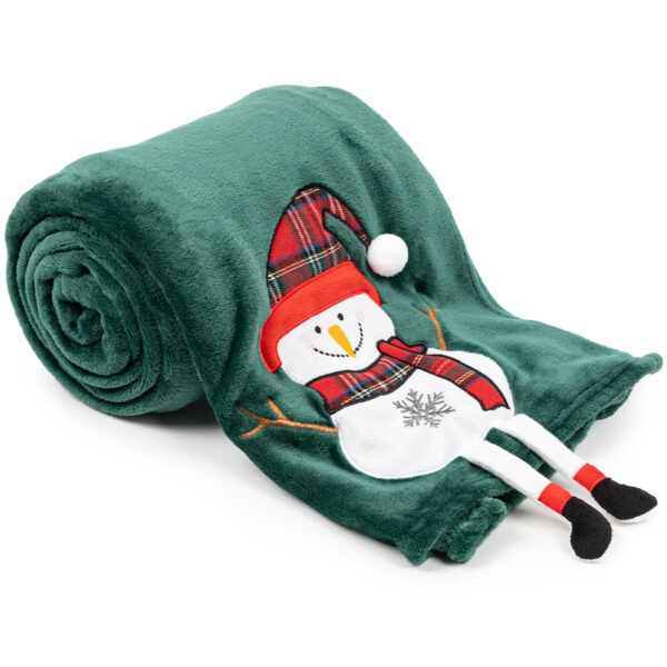 4Home Snowman karácsonyi takaró