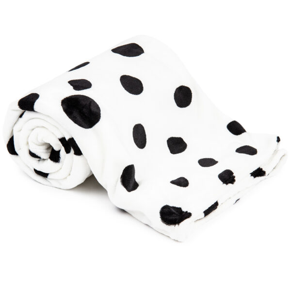 4Home Soft Dreams Dalmata pöttyös pléd fekete fehér