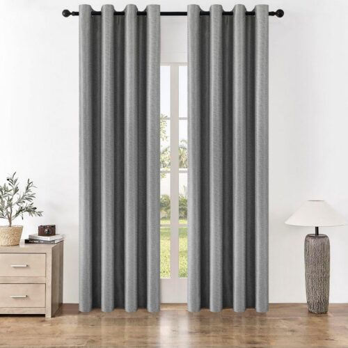 4Home Stripe sőtétítő függöny szürke