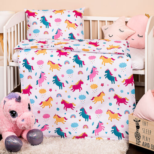 4Home Unicorn gyerek pamut ágyneműhuzat