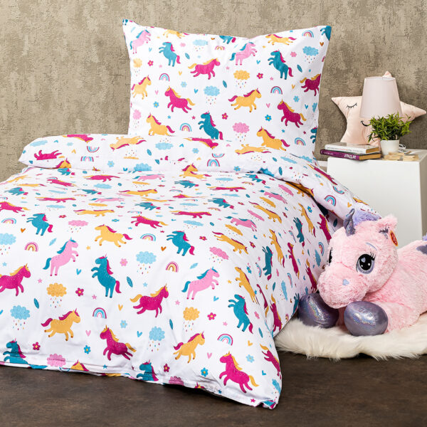 4Home Unicorn gyerek pamut ágyneműhuzat