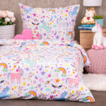 4Home Unicorns gyerek pamut ágyneműhuzat