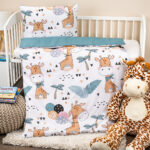 4Home gyerek pamut ágyneműhuzat kiságyba Little giraffe 4Home gyerek pamut ágyneműhuzat kiságyba Little giraffe