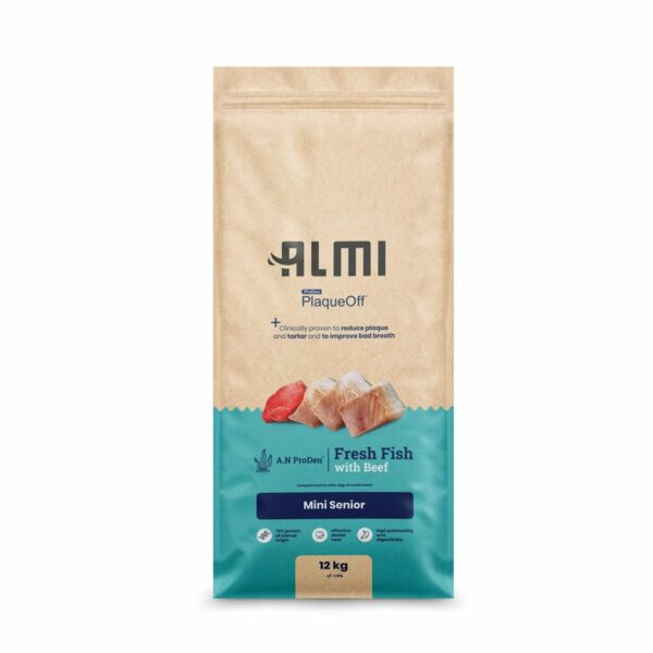 ALMI Mini Senior granulátum tengeri algával