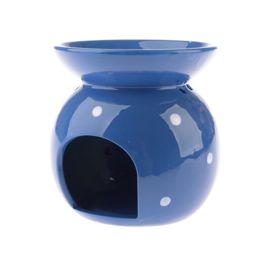 Abuela porcelán aromalámpa kék