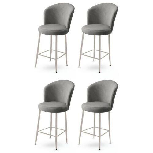 Alte Grey and Chrome bárszék szett