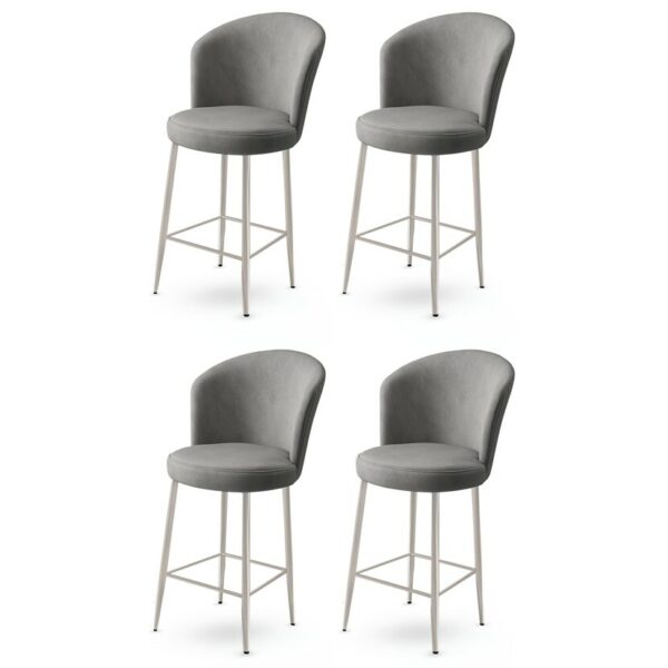 Alte Grey and Chrome bárszék szett