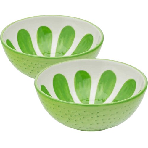Altom Tropicana kerámia tálkészlet lime 12