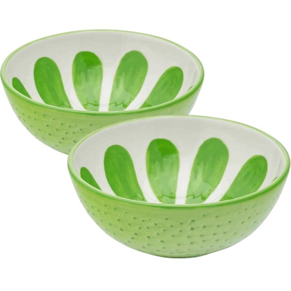 Altom Tropicana kerámia tálkészlet lime 12