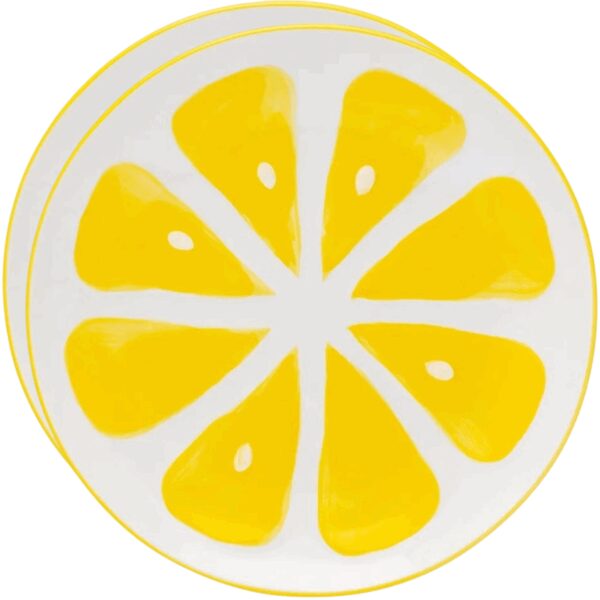 Altom Tropicana kerámia tányérkészlet citrom 20 cm