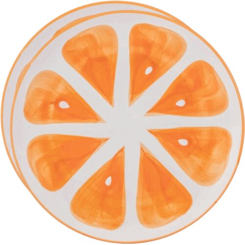 Altom Tropicana kerámia tányérkészlet narancs 20 cm