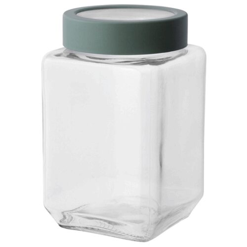 Altom Üveg szögletes doboz fedéllel 700 ml