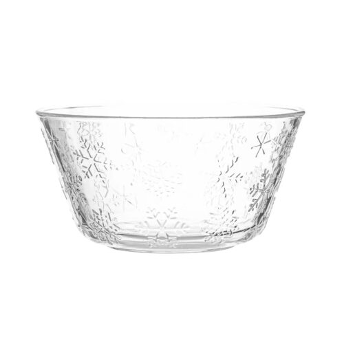 Altom Üveg tál Snowflakes 13 cm