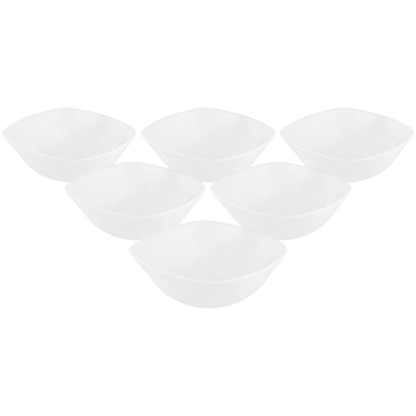 Altom White harmony opálüveg tálka készlet 12