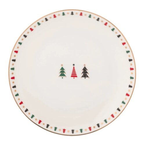 Altom porcelán desszert tál Modern Tree 20 cm