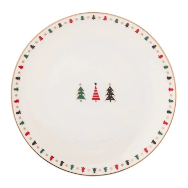 Altom porcelán desszert tál Modern Tree 20 cm