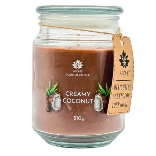 Arome Creamy coconut gyertya üvegben