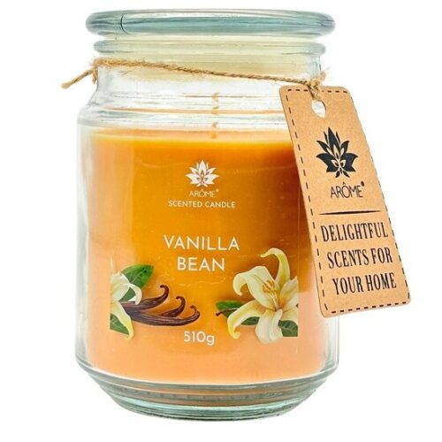 Arome Vanilla bean gyertya üvegben