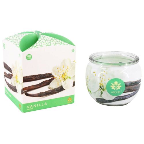 Arome Vanilla illatgyertya üvegben