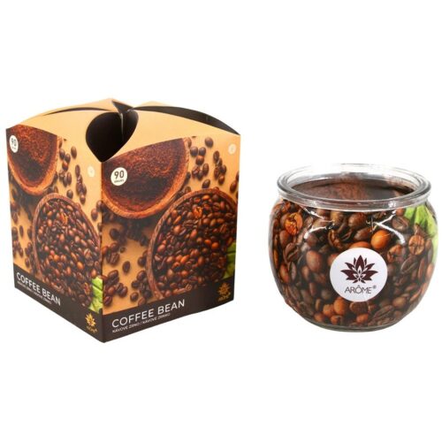Arome illatgyertya üvegben Coffee Bean