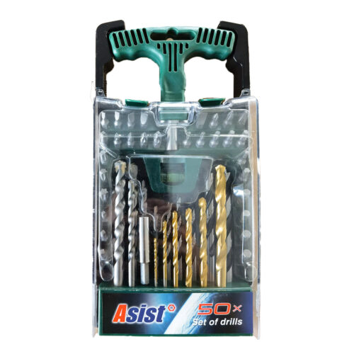 Asist AR01-5604 fúró és bit készlet
