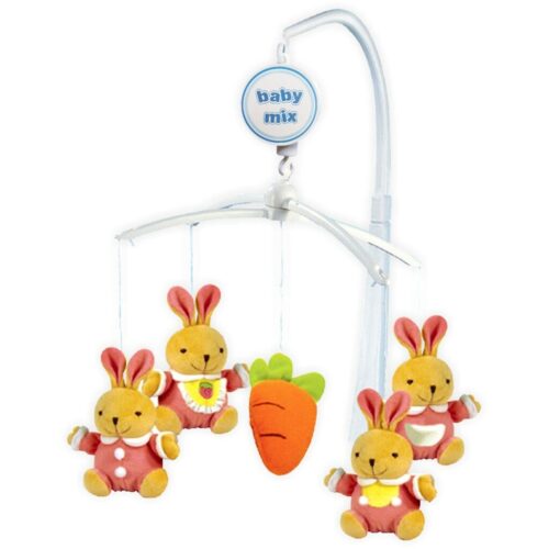 Baby Mix Babafigura ágy fölé Nyuszik