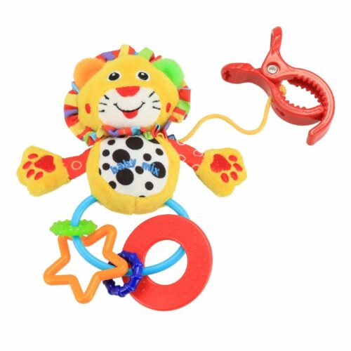 Baby Mix Gepárd plüss játék csörgővel