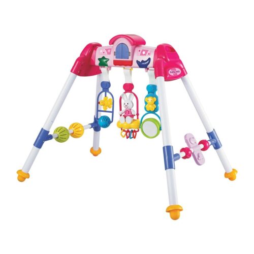 Baby Mix Gyerek játékos oktató hinta De Luxrózsaszín