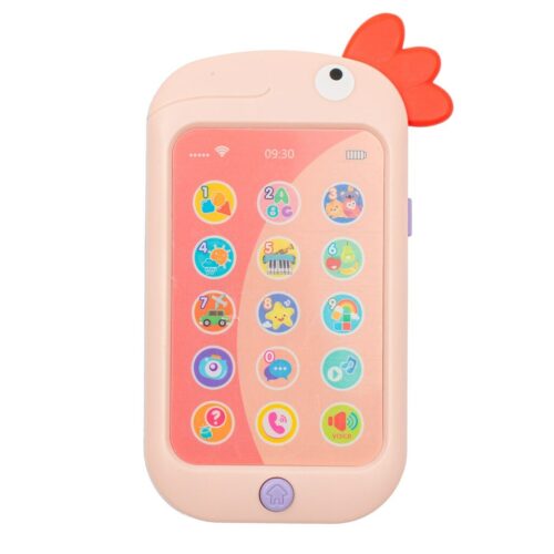 Baby Mix Gyerek telefon Papagáj rózsaszín