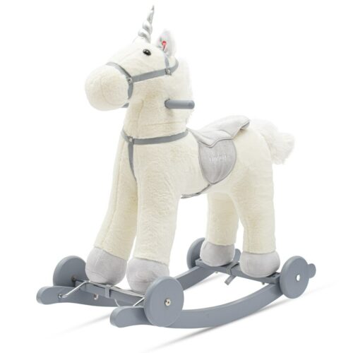 Baby Mix Hintaló játék dallammal és kerekekkelUnicorn fehér
