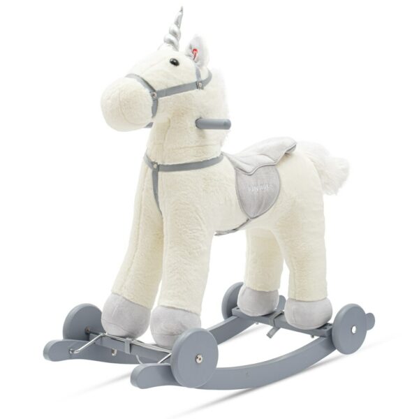 Baby Mix Hintaló játék dallammal és kerekekkelUnicorn fehér