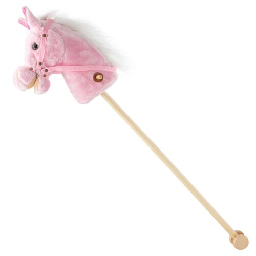 Baby Mix Hobby Horse hanggal és kerekekkel Rosierózsaszín