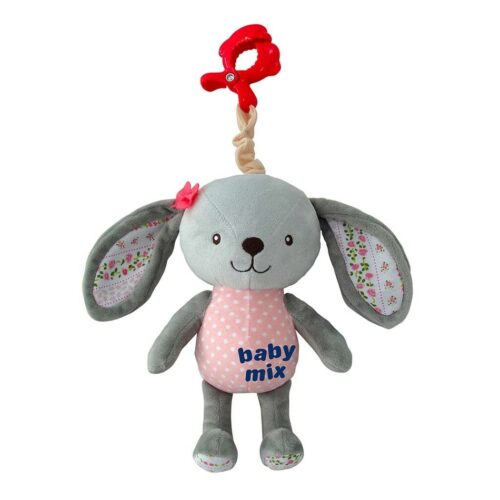 Baby Mix Nyuszi gyerek zenélő plüss játék