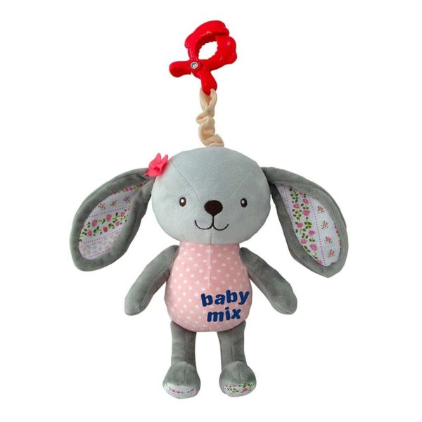 Baby Mix Nyuszi gyerek zenélő plüss játék