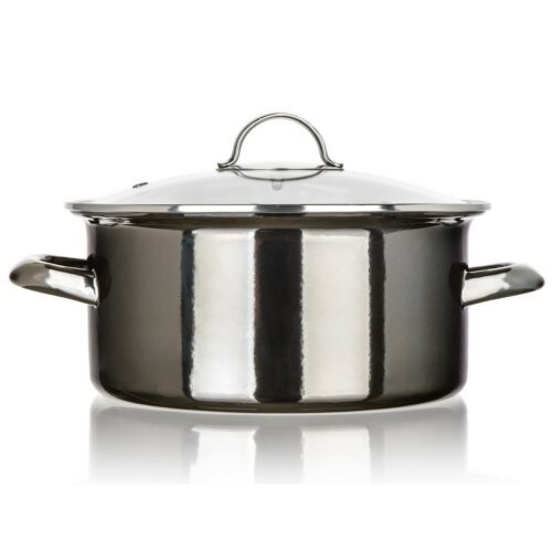 Banquet Emaille-beschichtete Pfanne METALLICSchwarz 22 cm