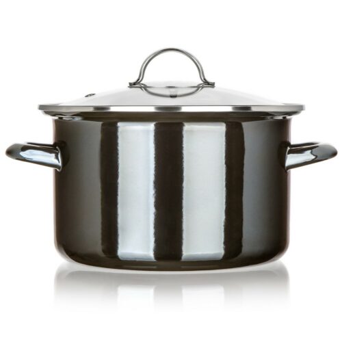 Banquet Emaille-beschichtete Pfanne METALLICSchwarz 24 cm